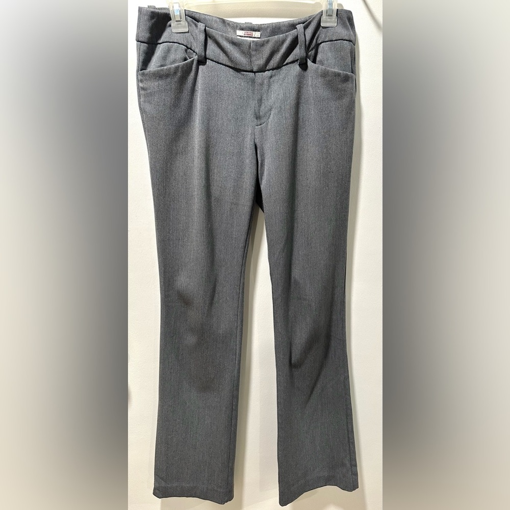 (3/$25) Merona Gray Stretch Dress Pants Women's Size 4